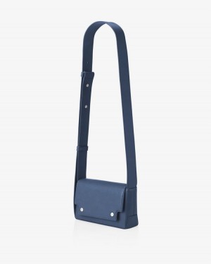 Find Kapoor Marc Bag 18 Crinkled Tote Umhängetasche Damen Navy | IUE431PF