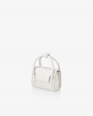 Find Kapoor Marty Bag 12 Crinkled Tote Umhängetasche Damen Weiß | PWE4752XV