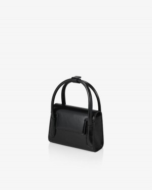 Find Kapoor Marty Bag 18 Crinkled Tote Umhängetasche Damen Schwarz | UHG5865YO