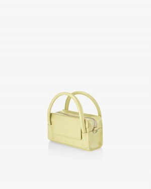 Find Kapoor Marty Bag B 18 Crinkled Tote Umhängetasche Damen Hellgrün | KFC3070ZV