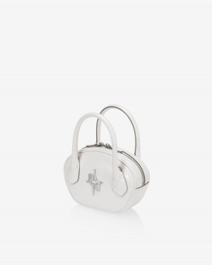 Find Kapoor Mini Ila Bag 18 Tote Umhängetasche Damen Weiß | MQS2884PB