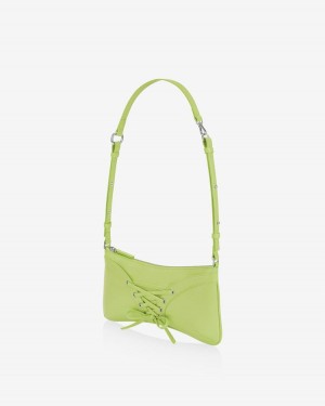 Find Kapoor Ribbon Tie Tote Schultertasche Damen Grün | XKI4442XC