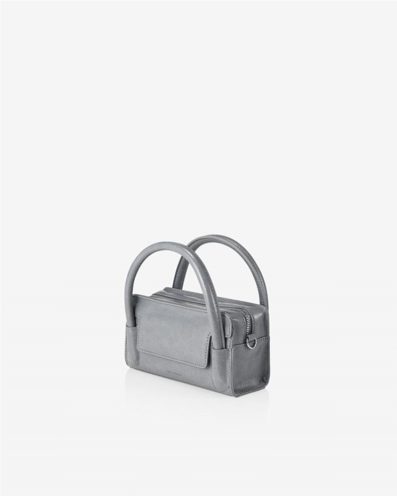 Find Kapoor Marty Bag B 18 Crinkled Tote Umhängetasche Damen Grau | VLH7422OZ