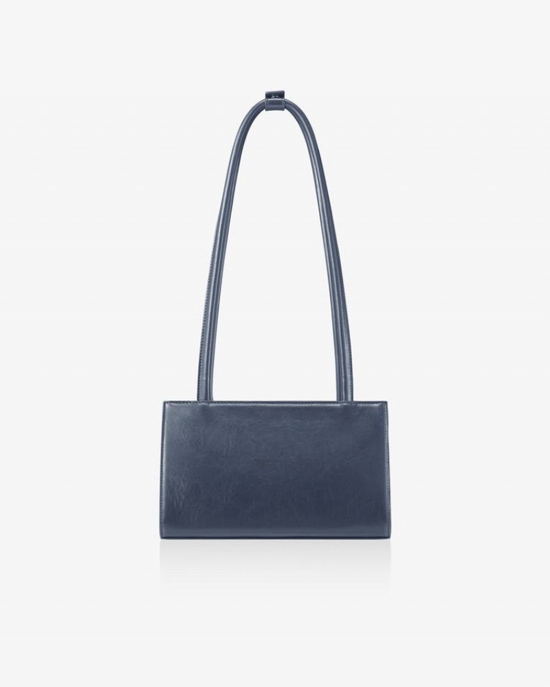 Find Kapoor Marty Brick Bag 24 Crinkled Tote Schultertasche Damen Navy | IGL798VP