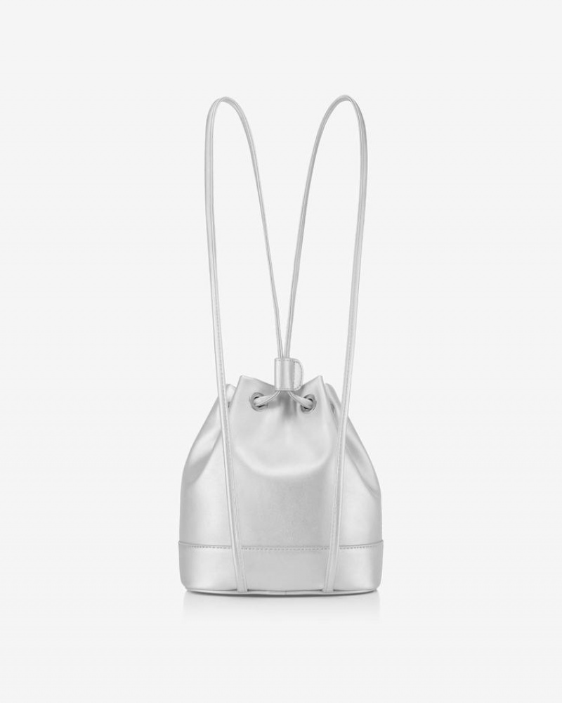 Find Kapoor Pingo Plum 18 Tote Rucksäcke Damen Silber | WHQ9026CH