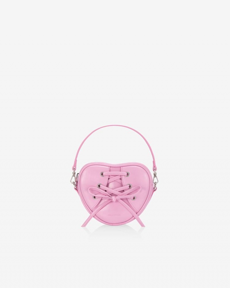 Find Kapoor Ribbon Tie Heart Tote Umhängetasche Damen Rosa | YVY415UA