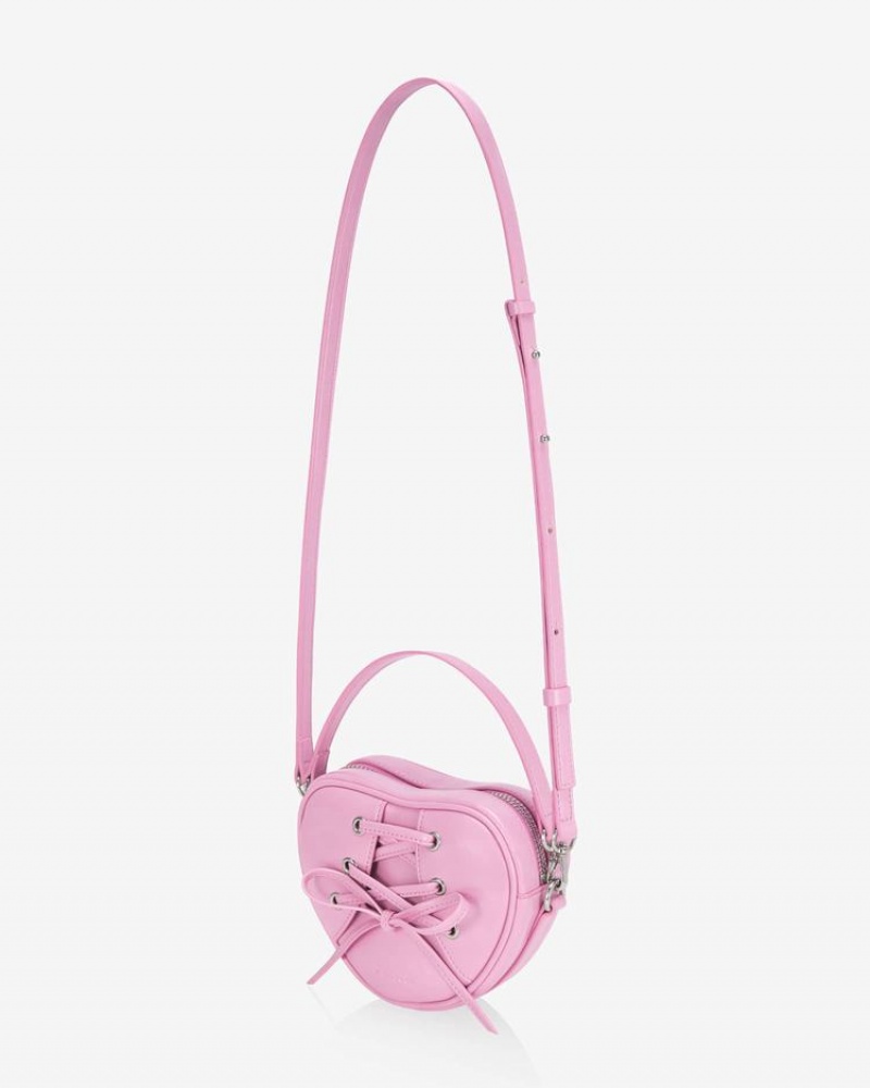 Find Kapoor Ribbon Tie Heart Tote Umhängetasche Damen Rosa | YVY415UA