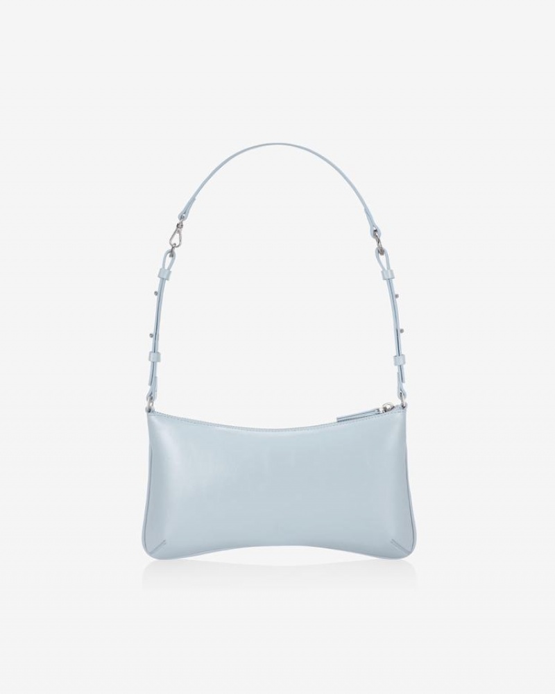 Find Kapoor Ribbon Tie Tote Schultertasche Damen Grau Blau | QJY2470NF