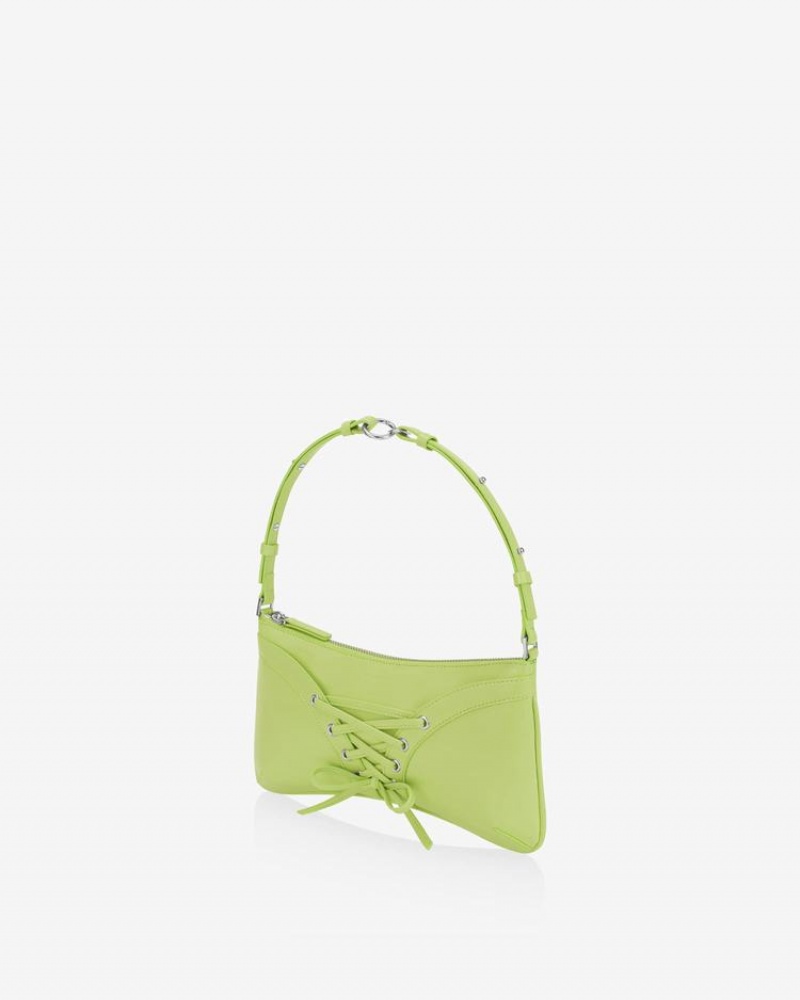 Find Kapoor Ribbon Tie Tote Schultertasche Damen Grün | XKI4442XC